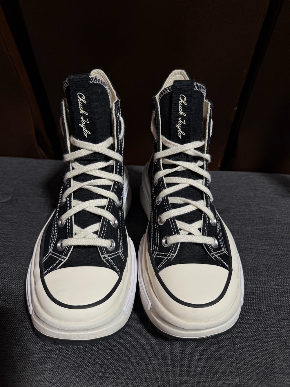 Converse Run Star Legacy CX Chuck Taylor Black Platform Sneakers Women’s 7.5 - Picture 12 of 13